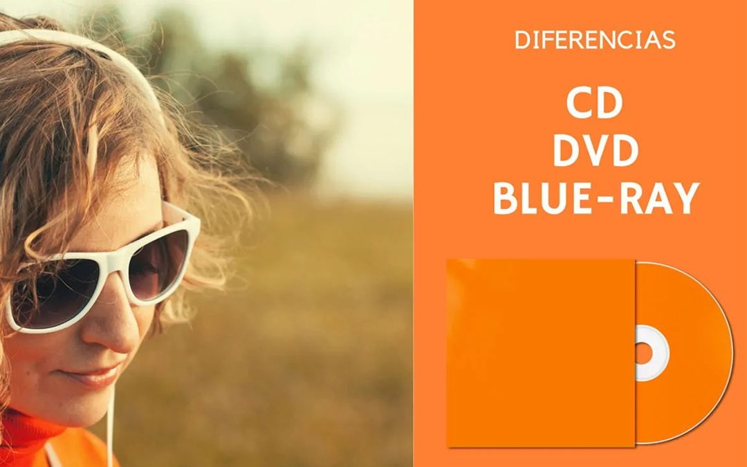 Características, usos y diferencias entre CD / DVD / BLU-RAY